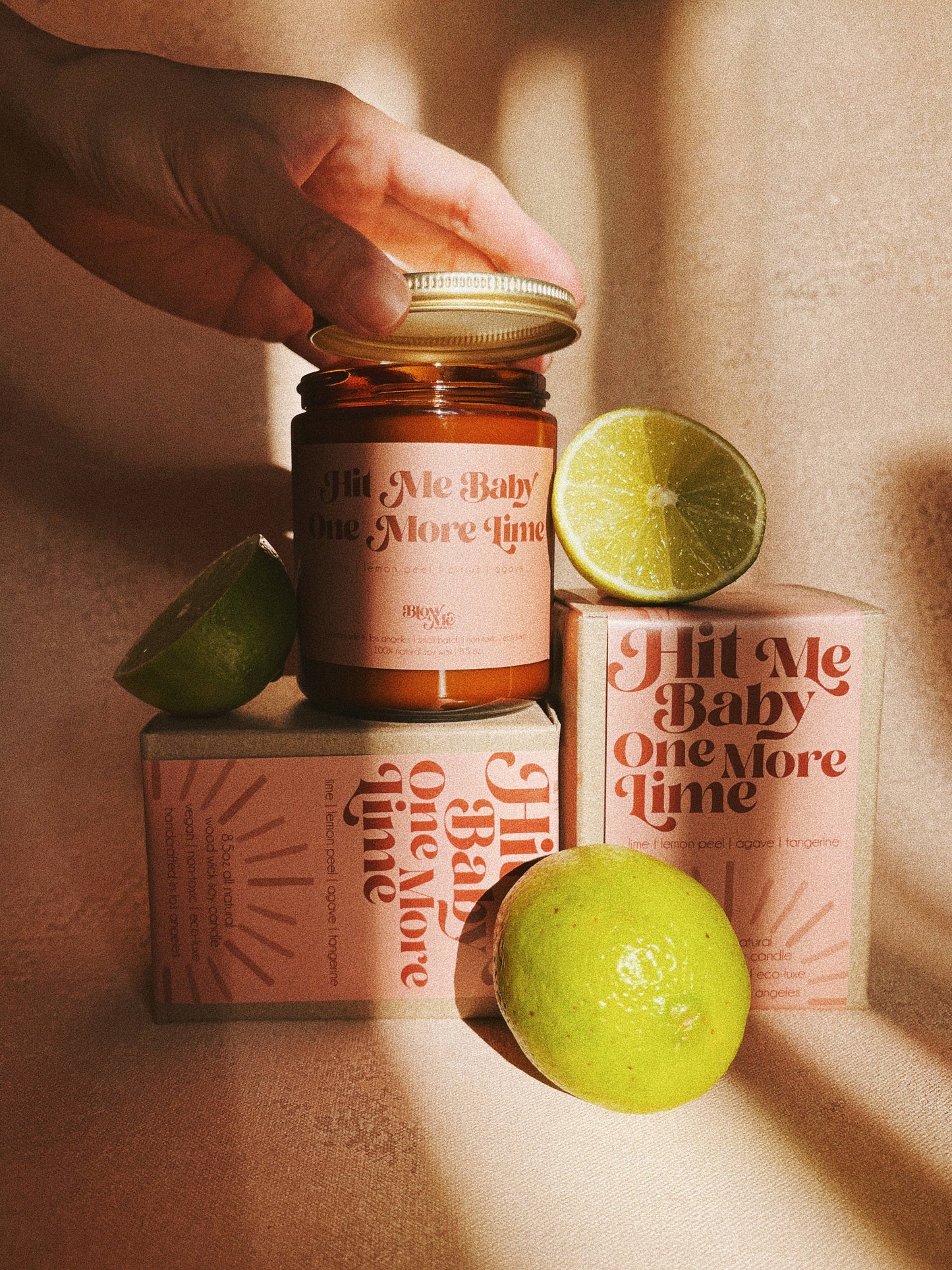Hit Me Baby One More Lime Candle