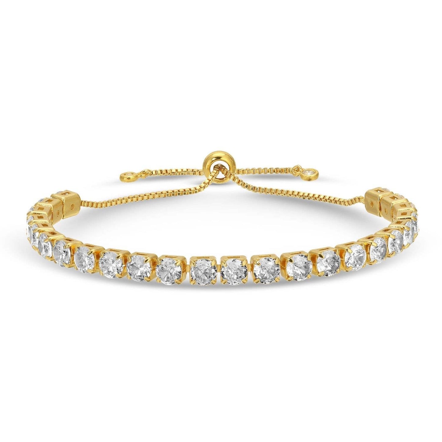Gold Diamond Pulley Bracelet