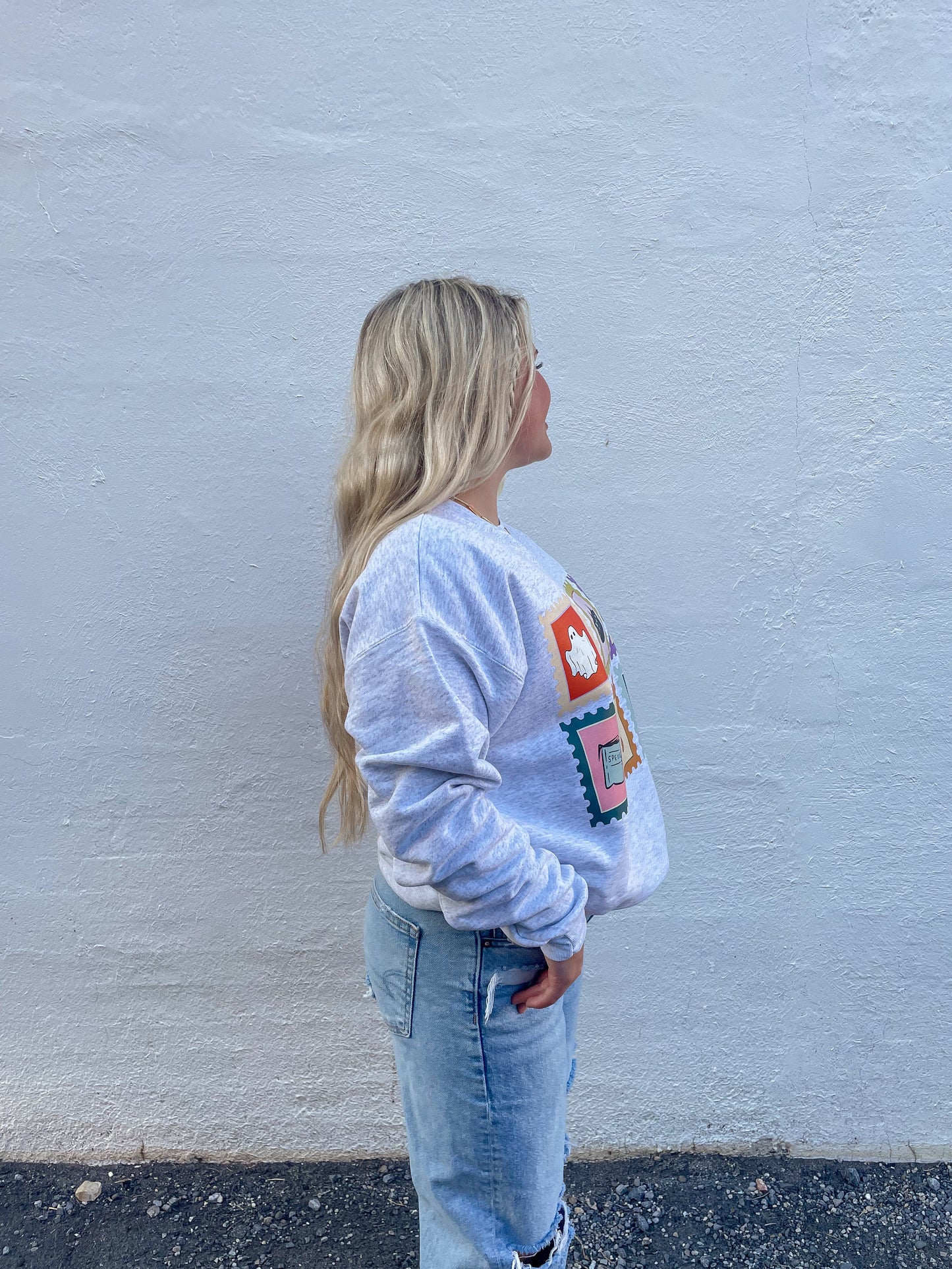Halloween Stamps Sweatshirt