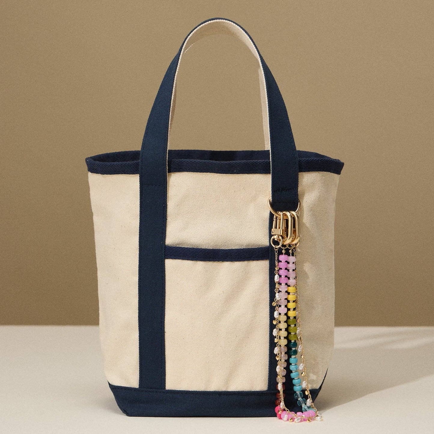 Colorful Beaded Bag Charm