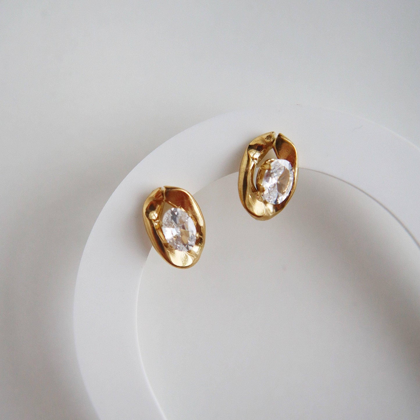 Chunky Diamond Studs