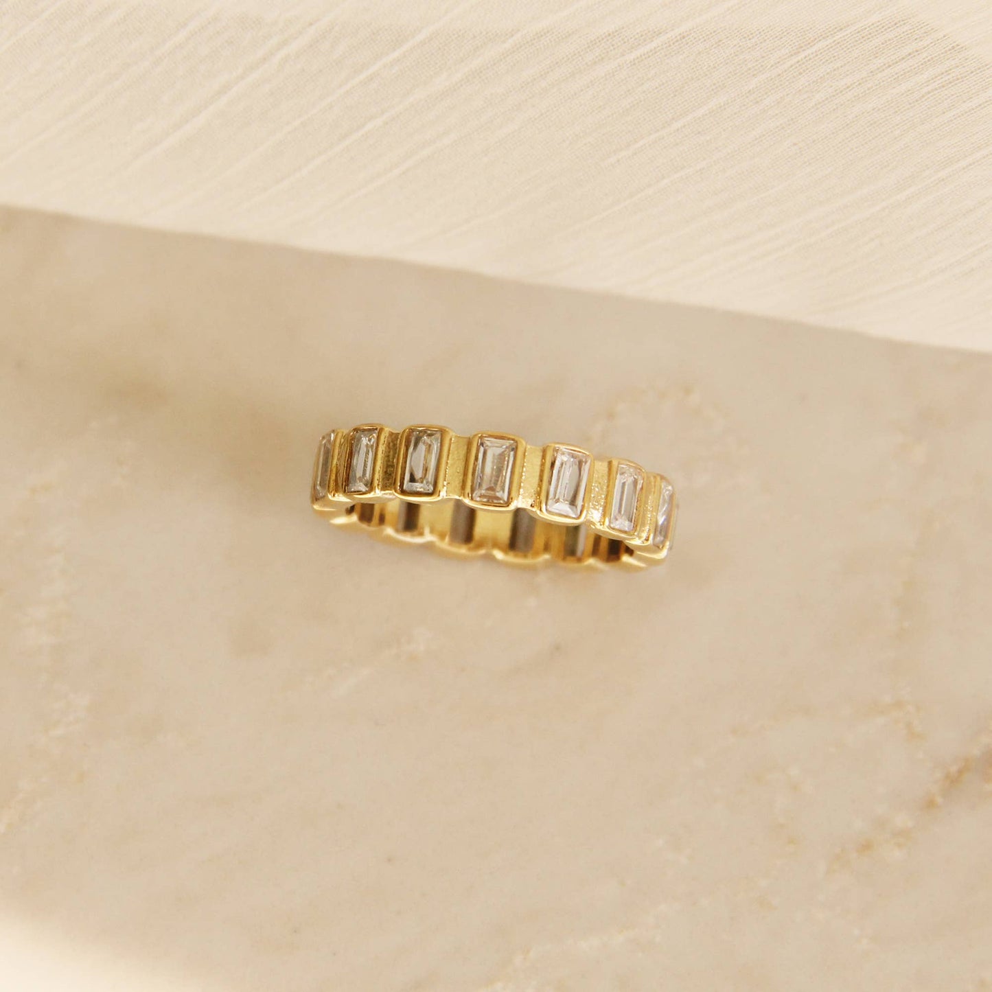 Diamond Banded Ring