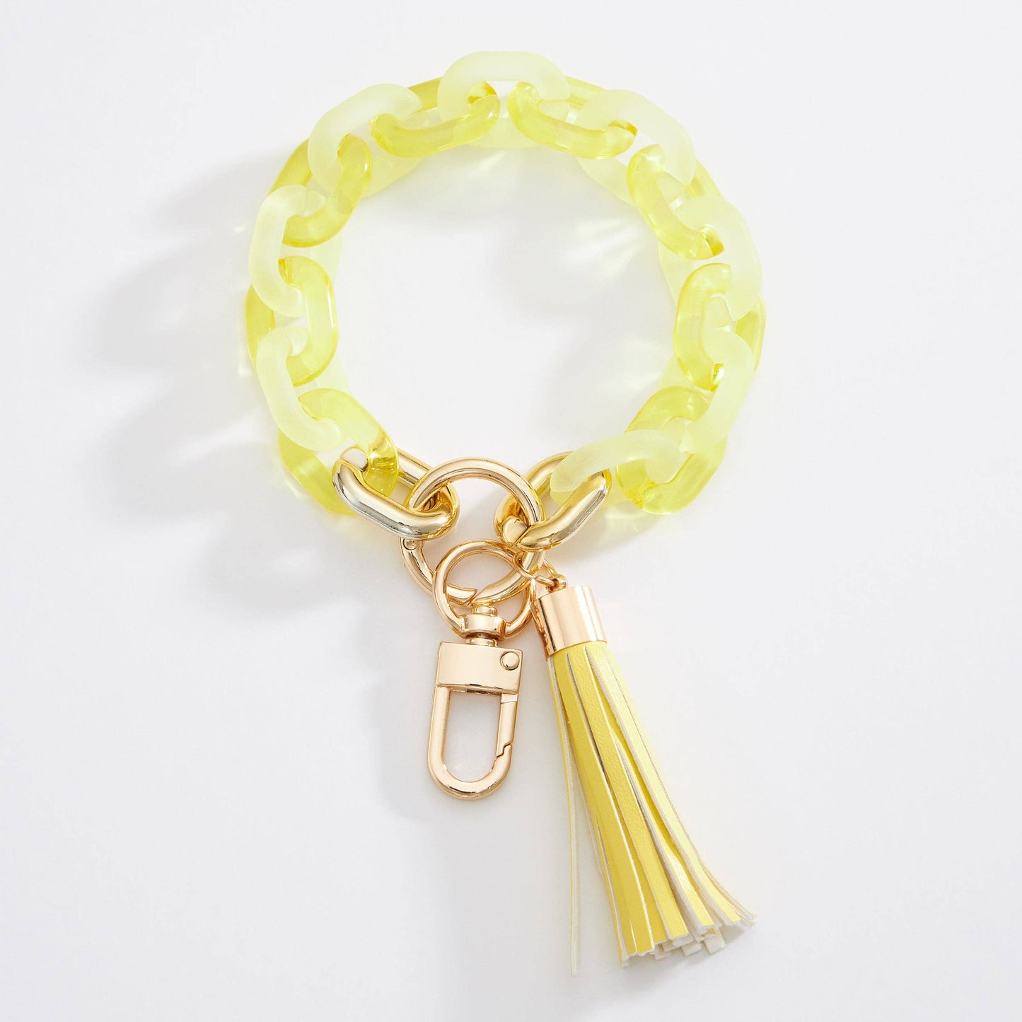 Yellow Link Keychain