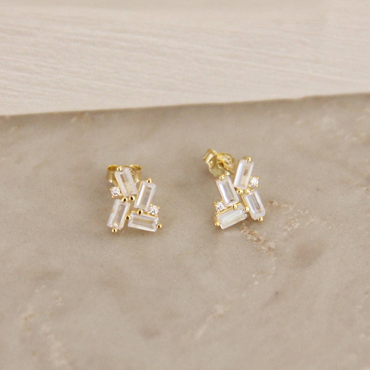 Geometric Diamond Studs