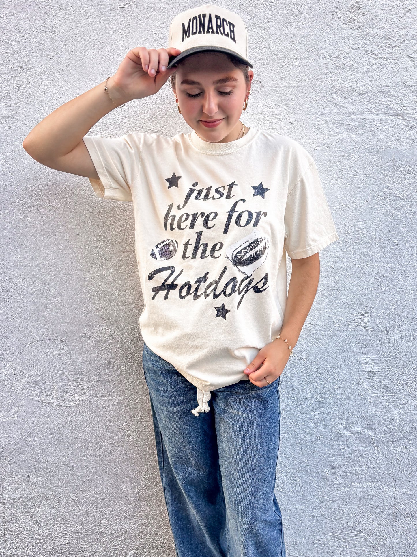 Just Here For The Hotdogs Tee