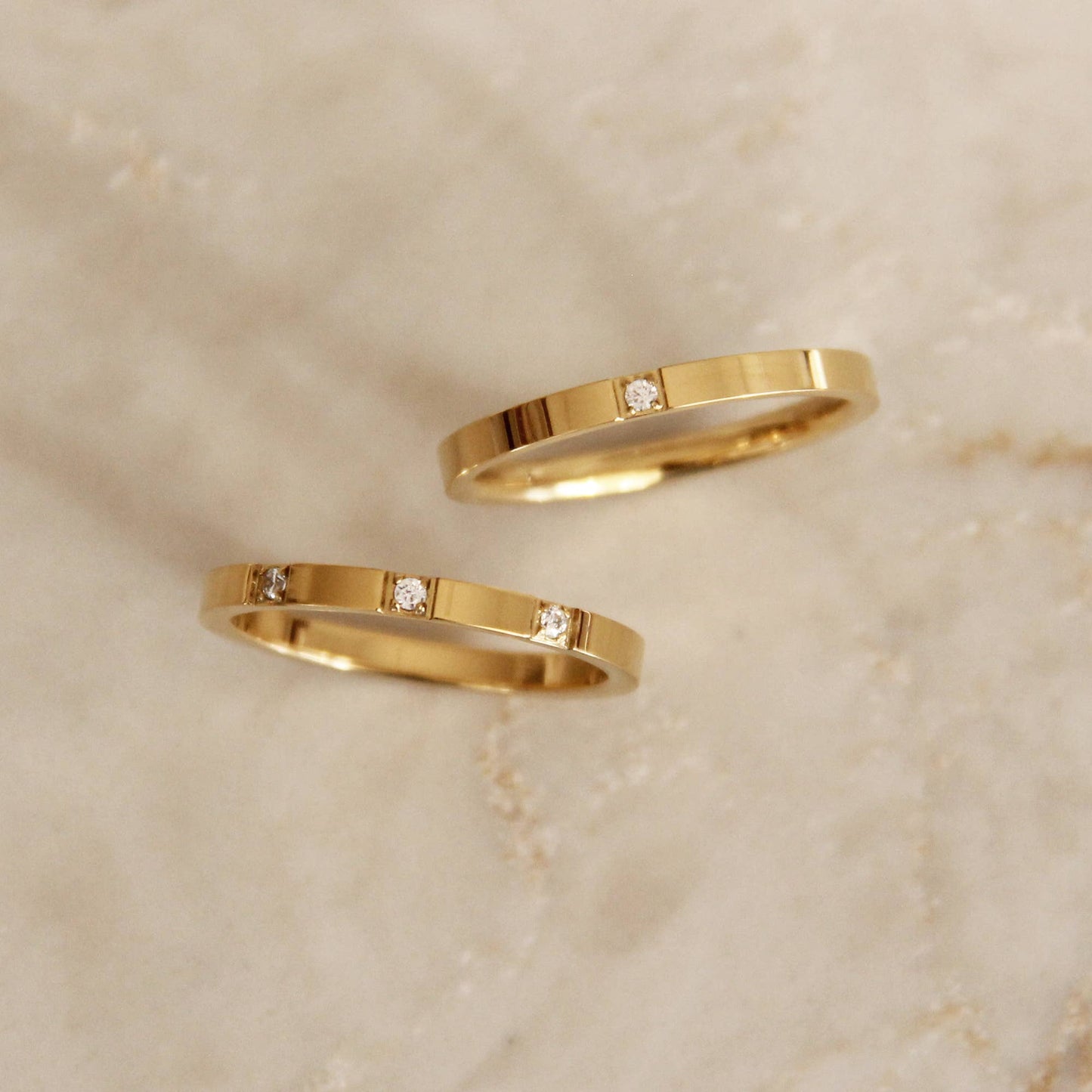 Triple Diamonds Ring