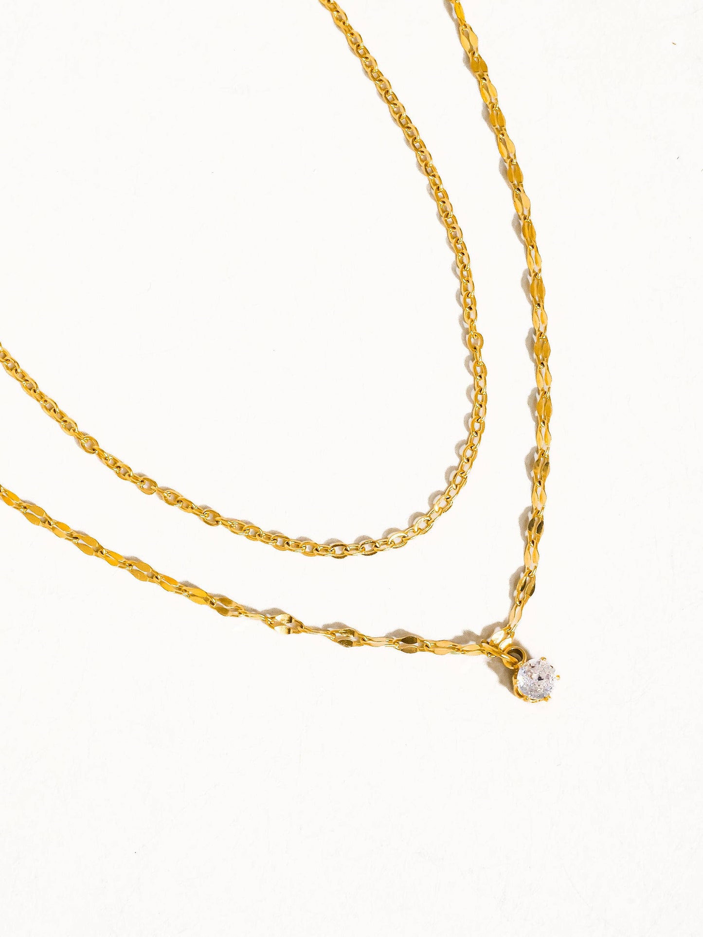 Layered Diamond Necklace