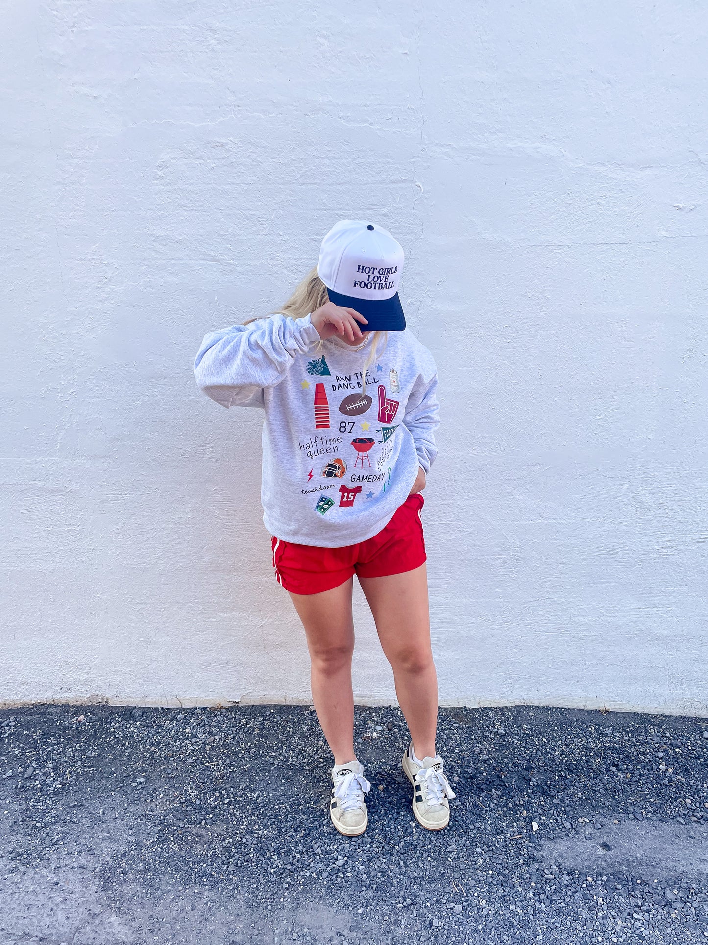 Football Collage Sweatshirt