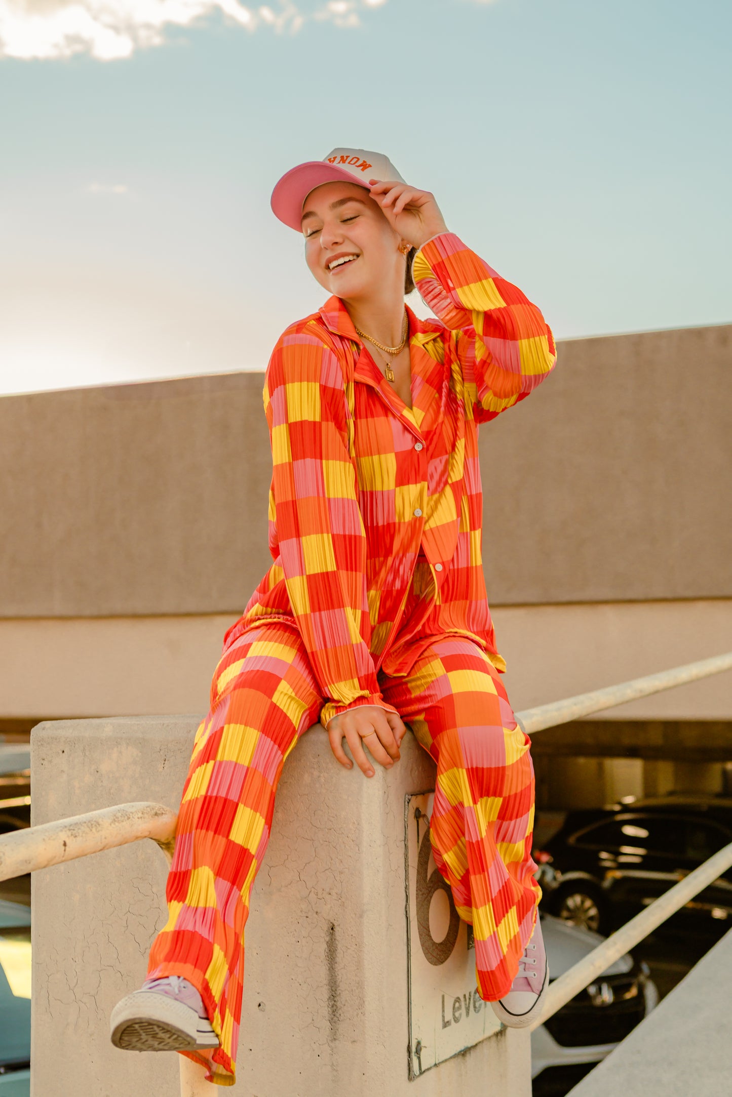 Multicolored Checkered Set