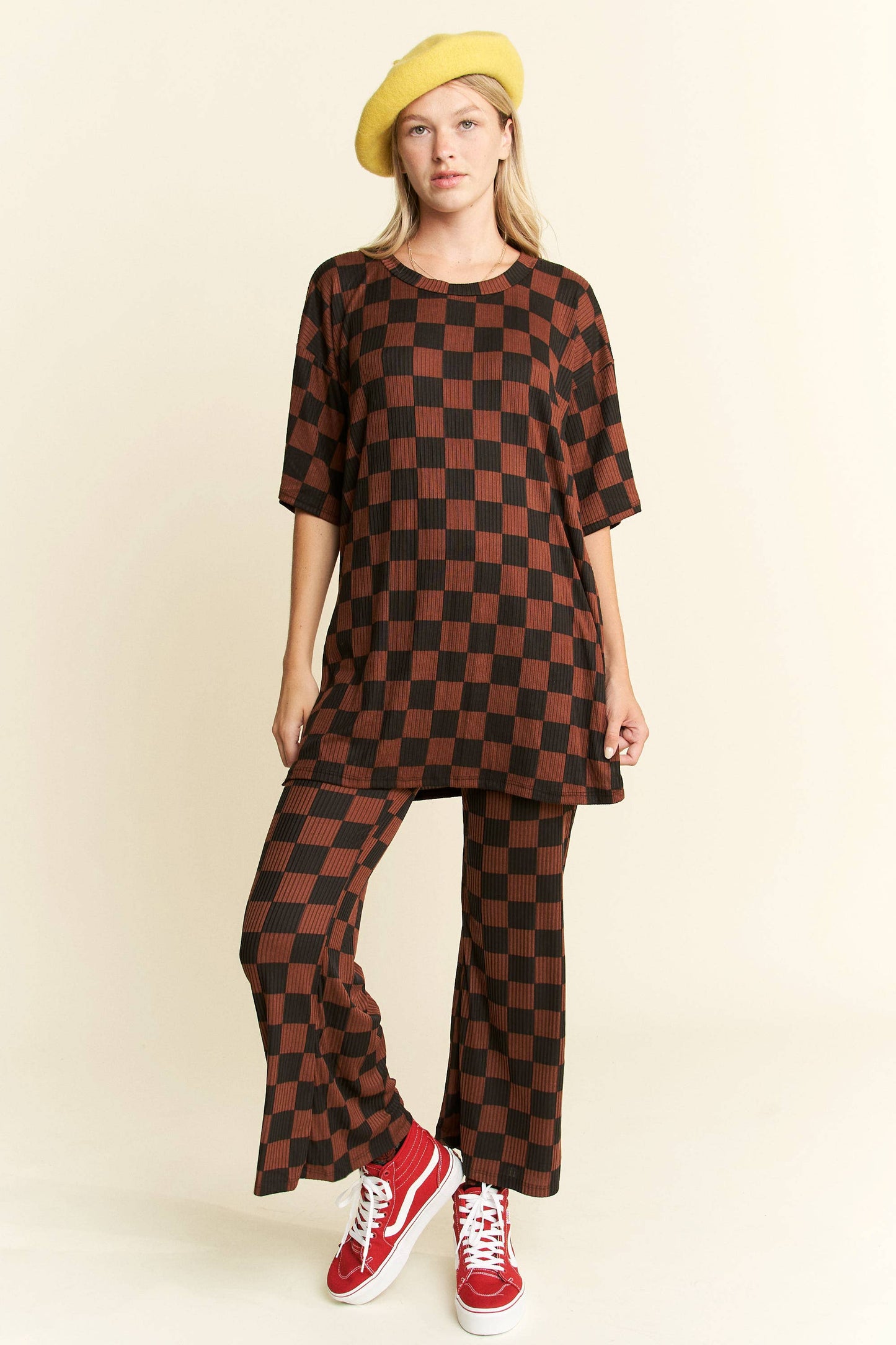 Oversized Checkered Set