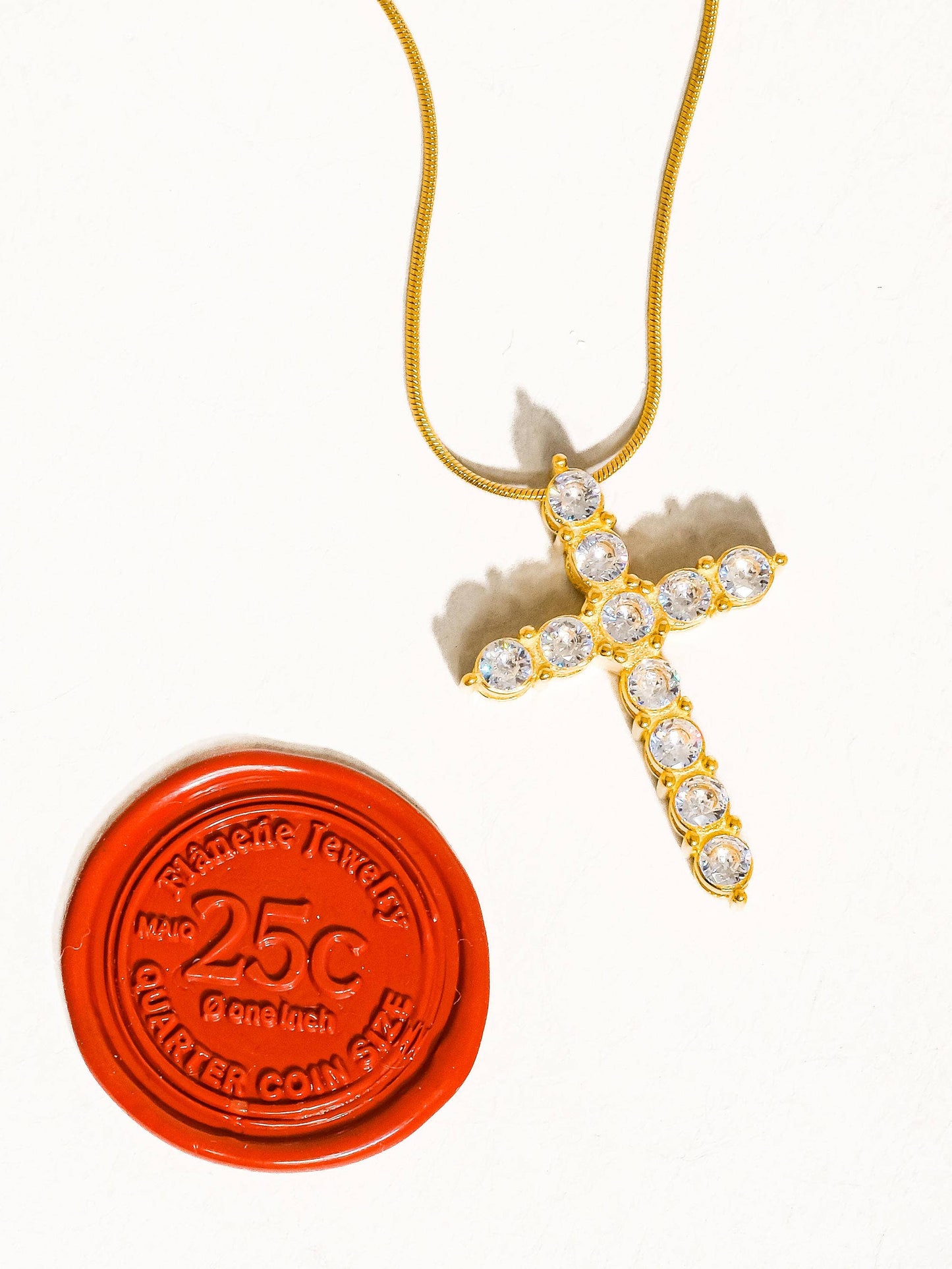 Diamond Cross Necklace