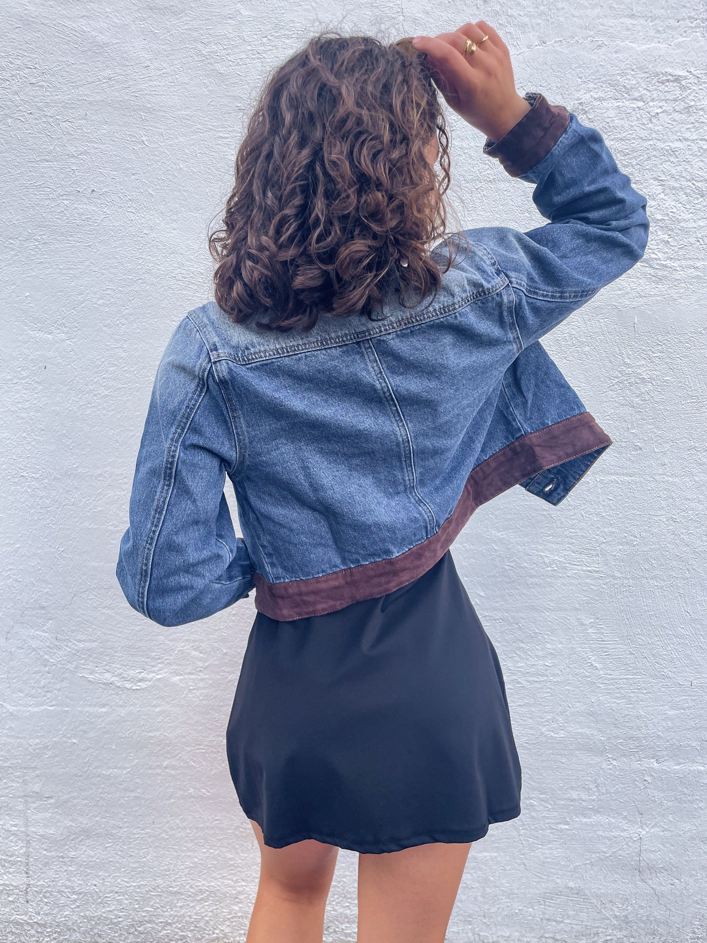 Suede and Denim Jacket