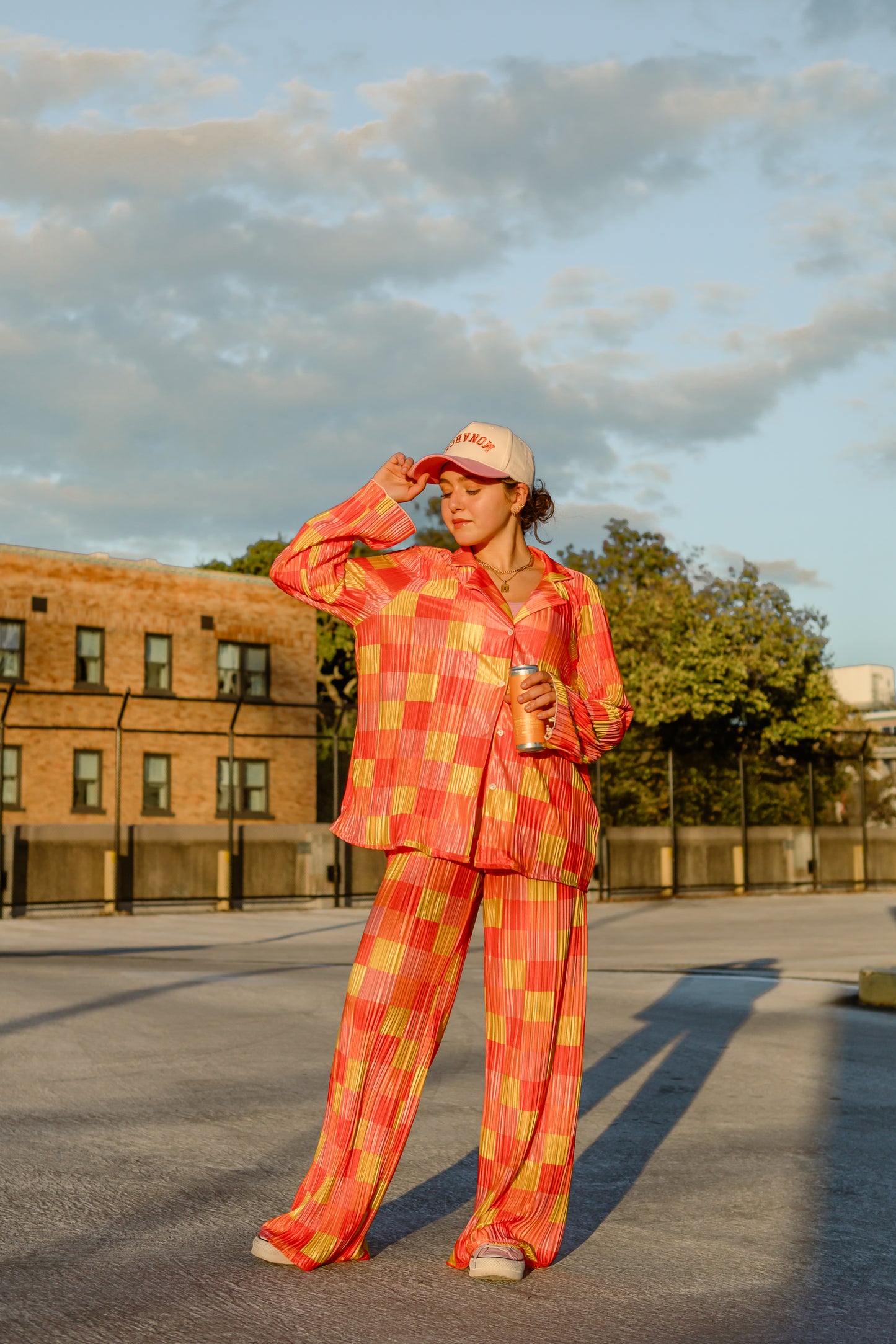 Multicolored Checkered Set