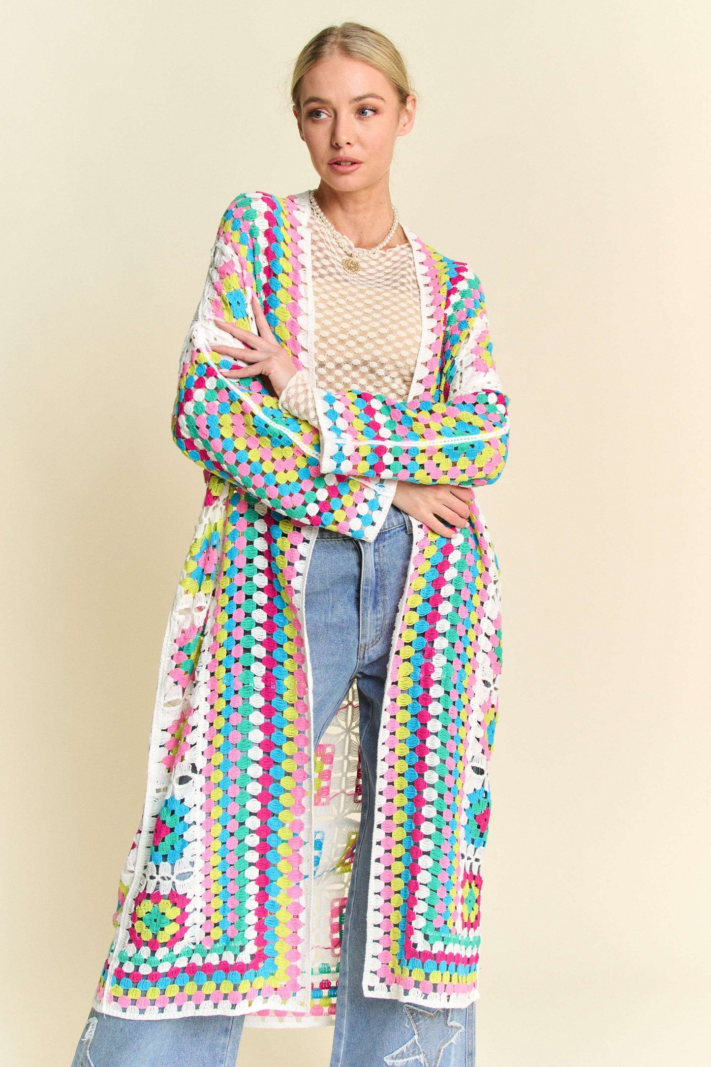 Square Midi Cardigan
