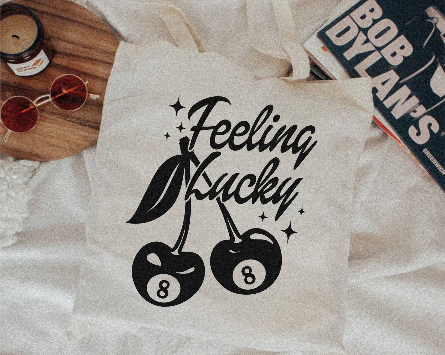 Lucky Cherries Tote Bag