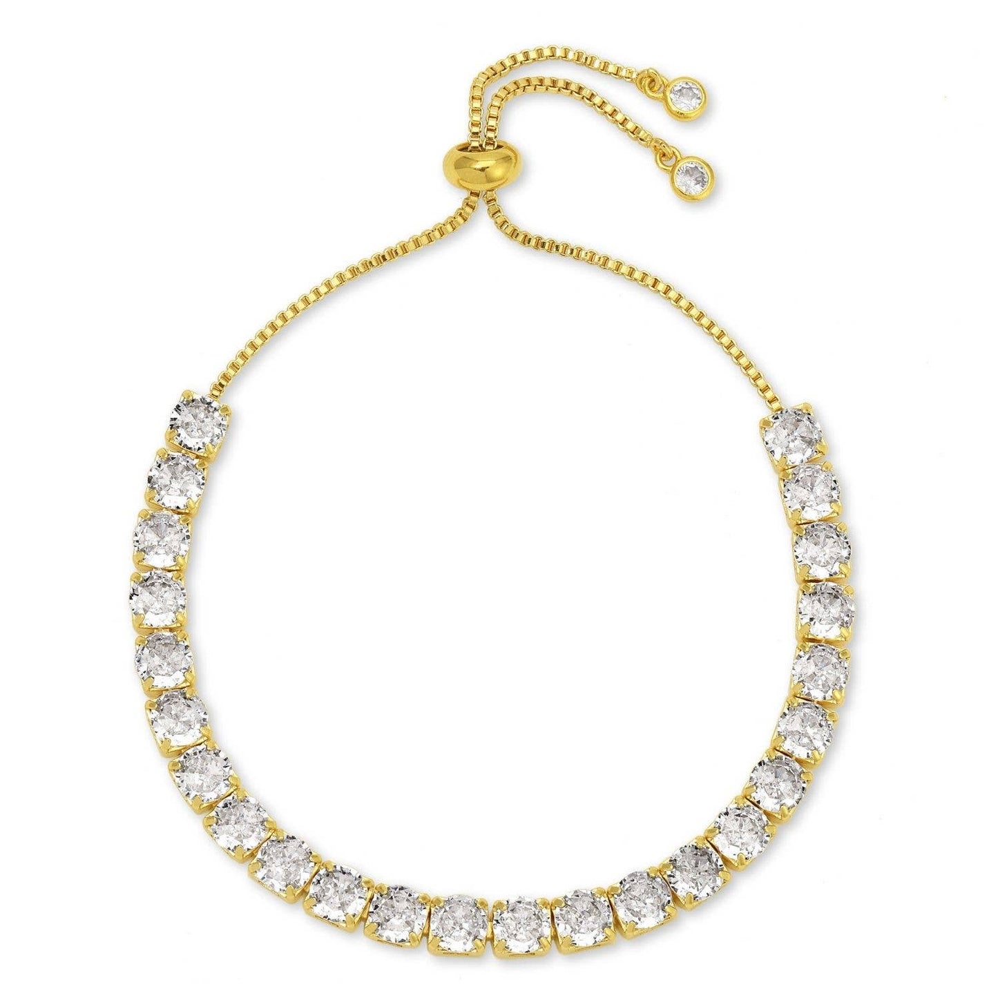 Gold Diamond Pulley Bracelet