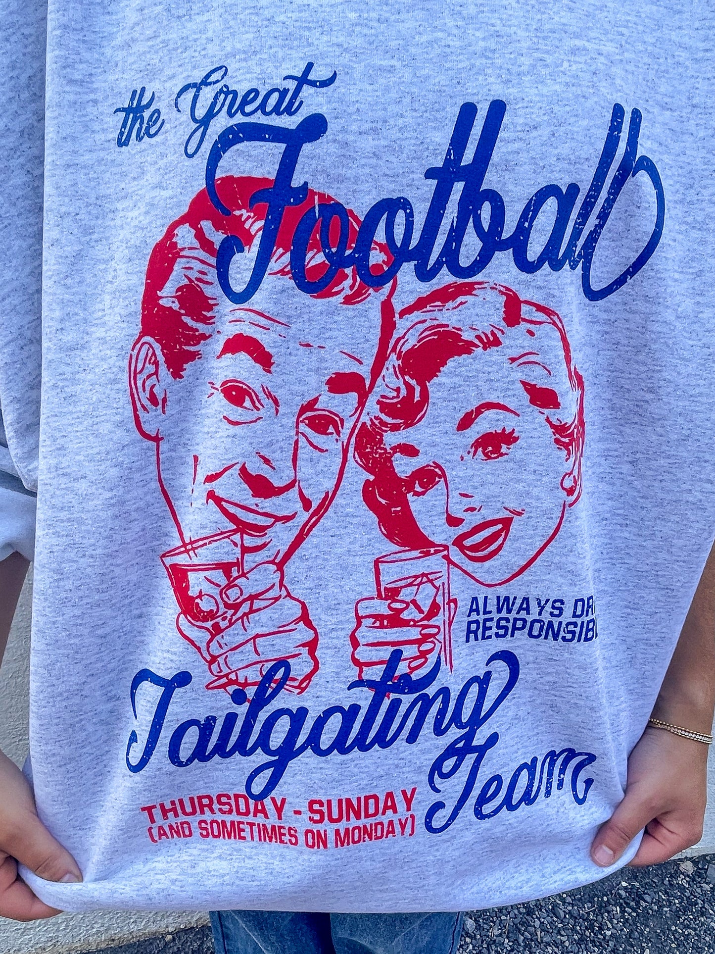 Tailgating Oversized Sweatshirt