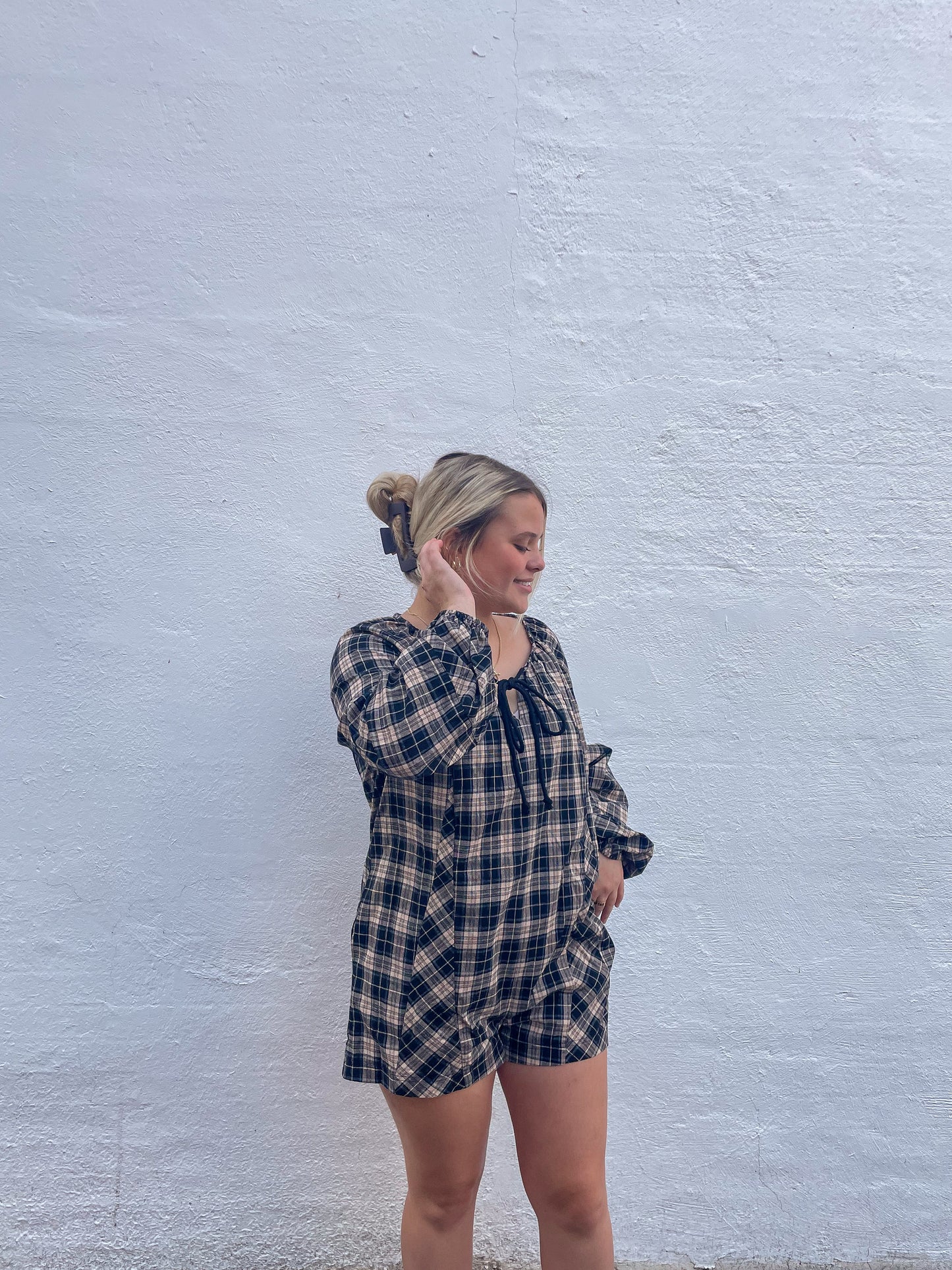 Flannel Romper