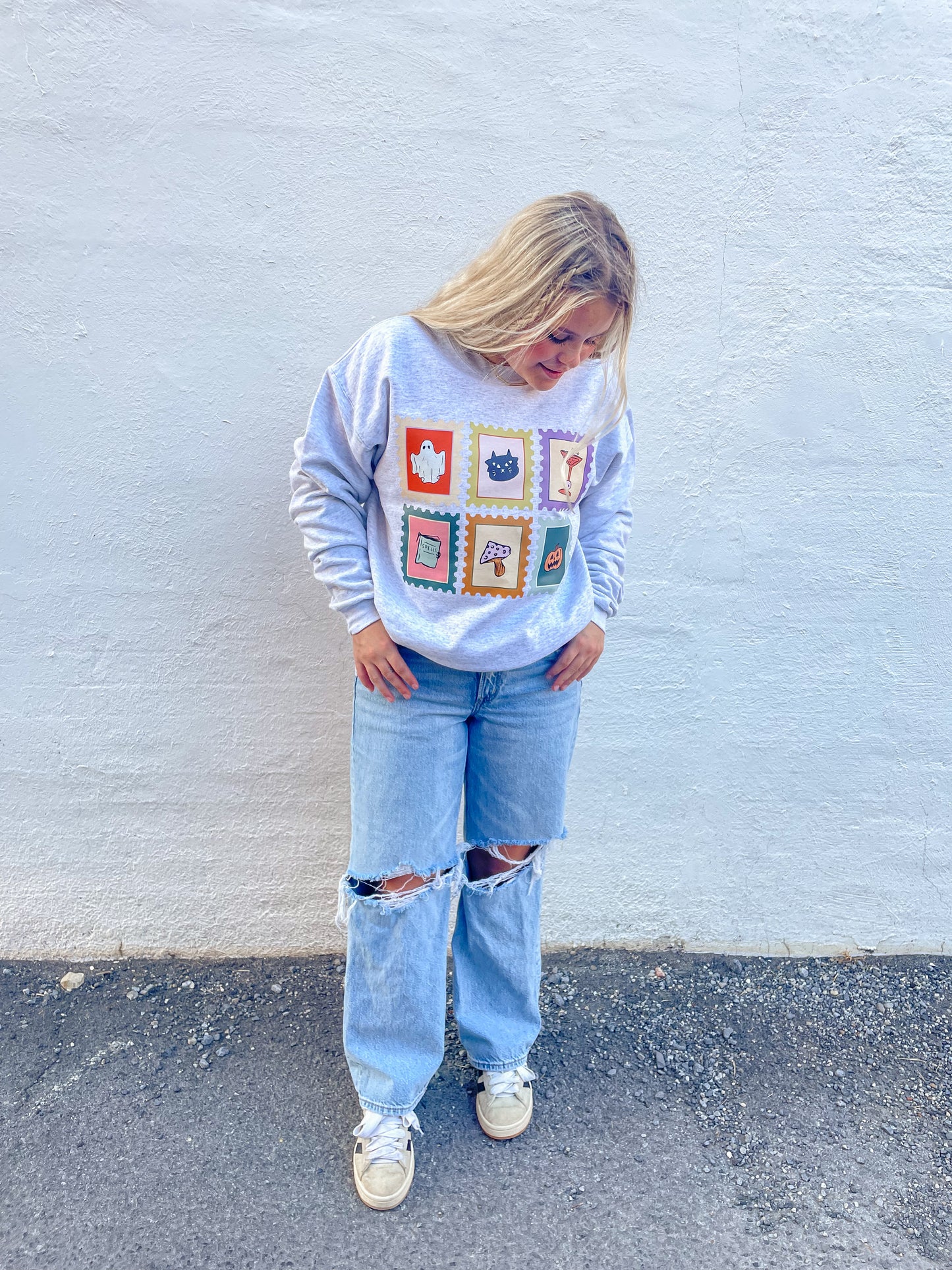 Halloween Stamps Sweatshirt