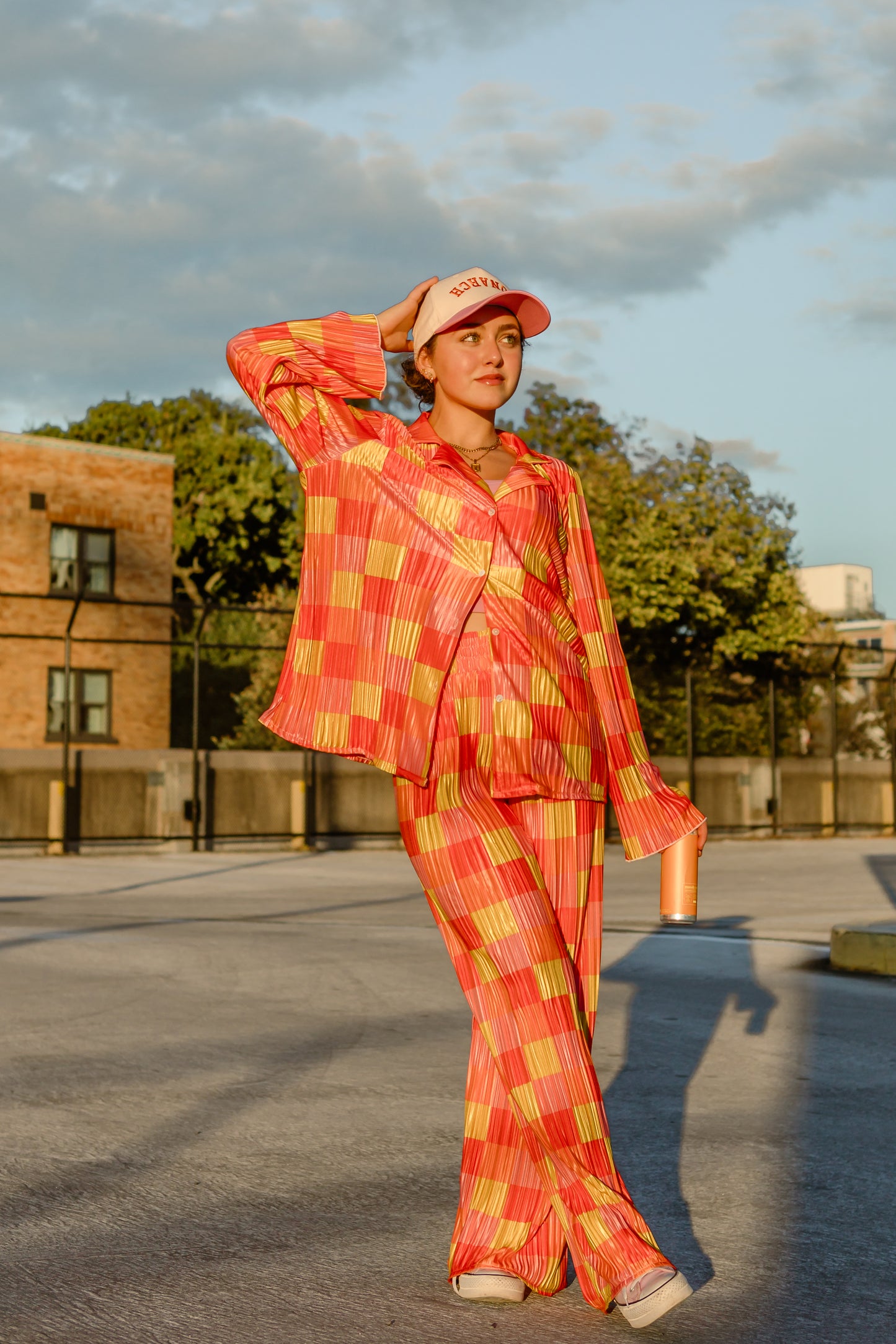 Multicolored Checkered Set
