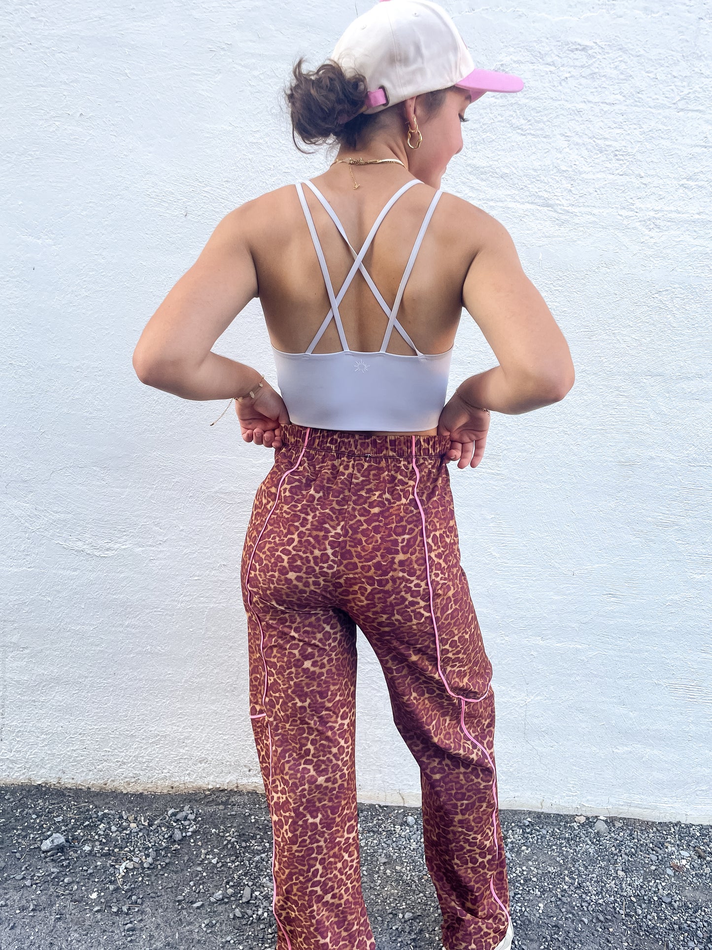Leopard Track Pants