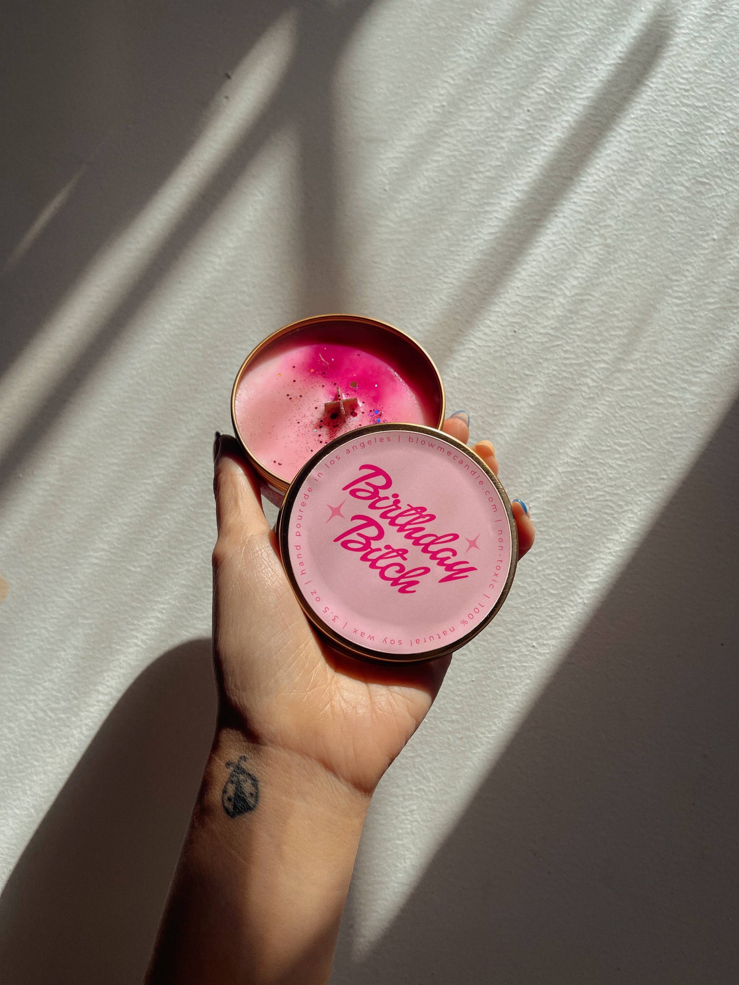 Birthday Bitch Mini Candle