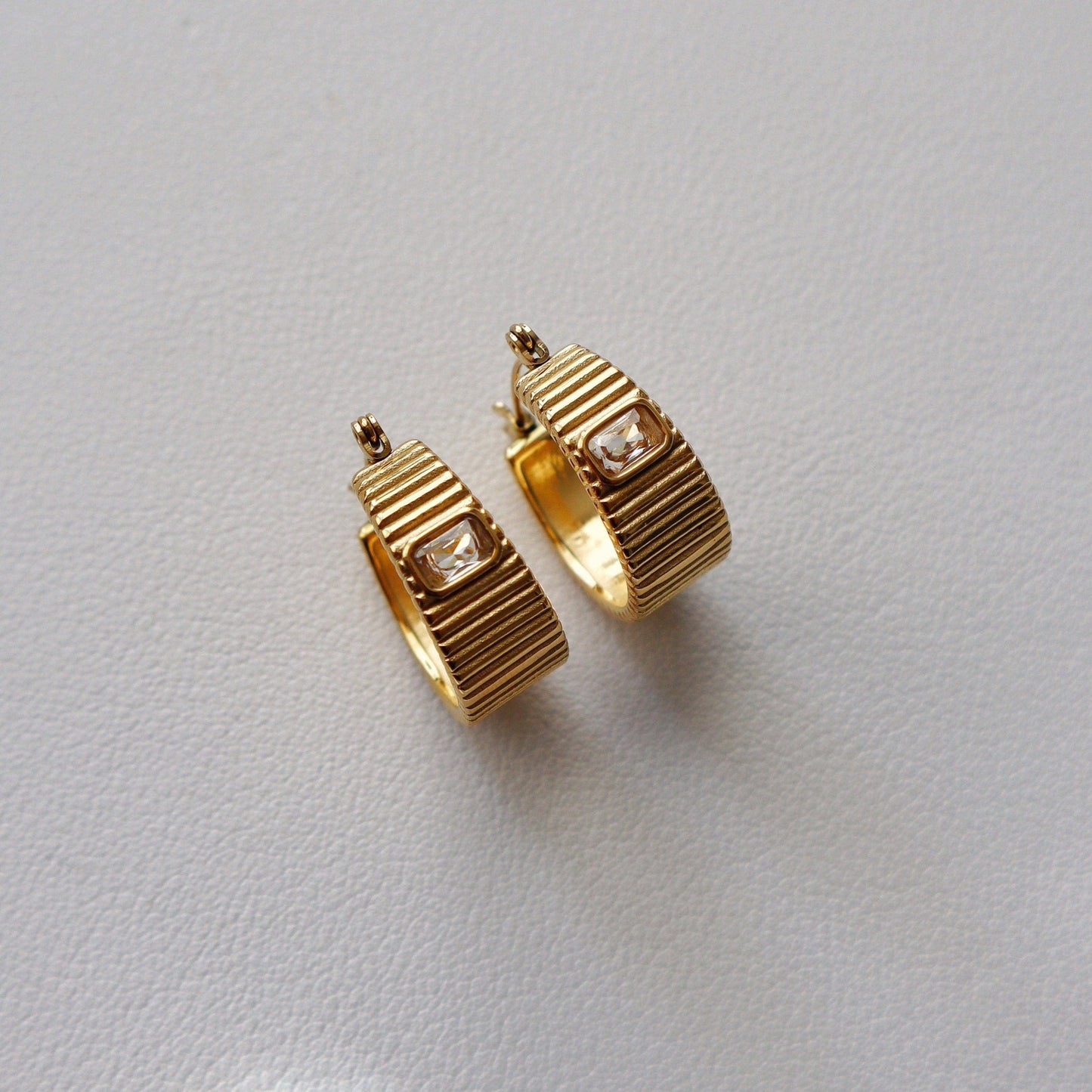 Chunky Plated Hoops