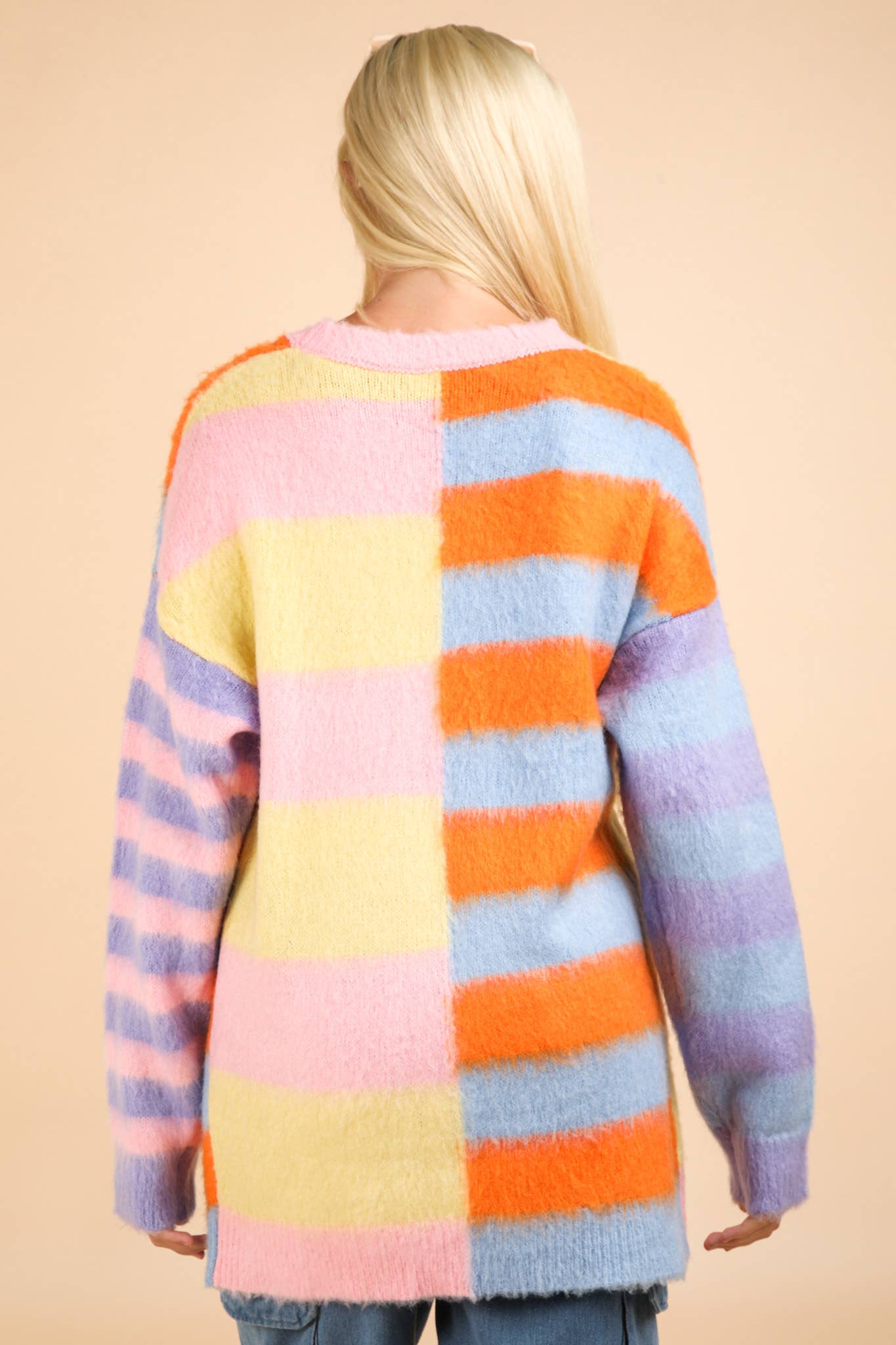 Striped Knit Sweater