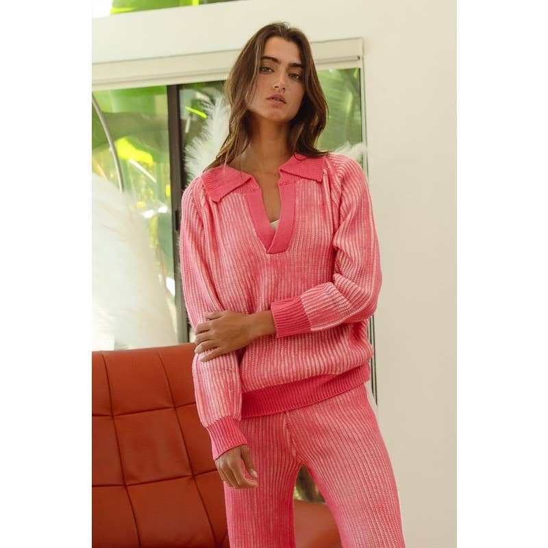 Pink Sweater Set
