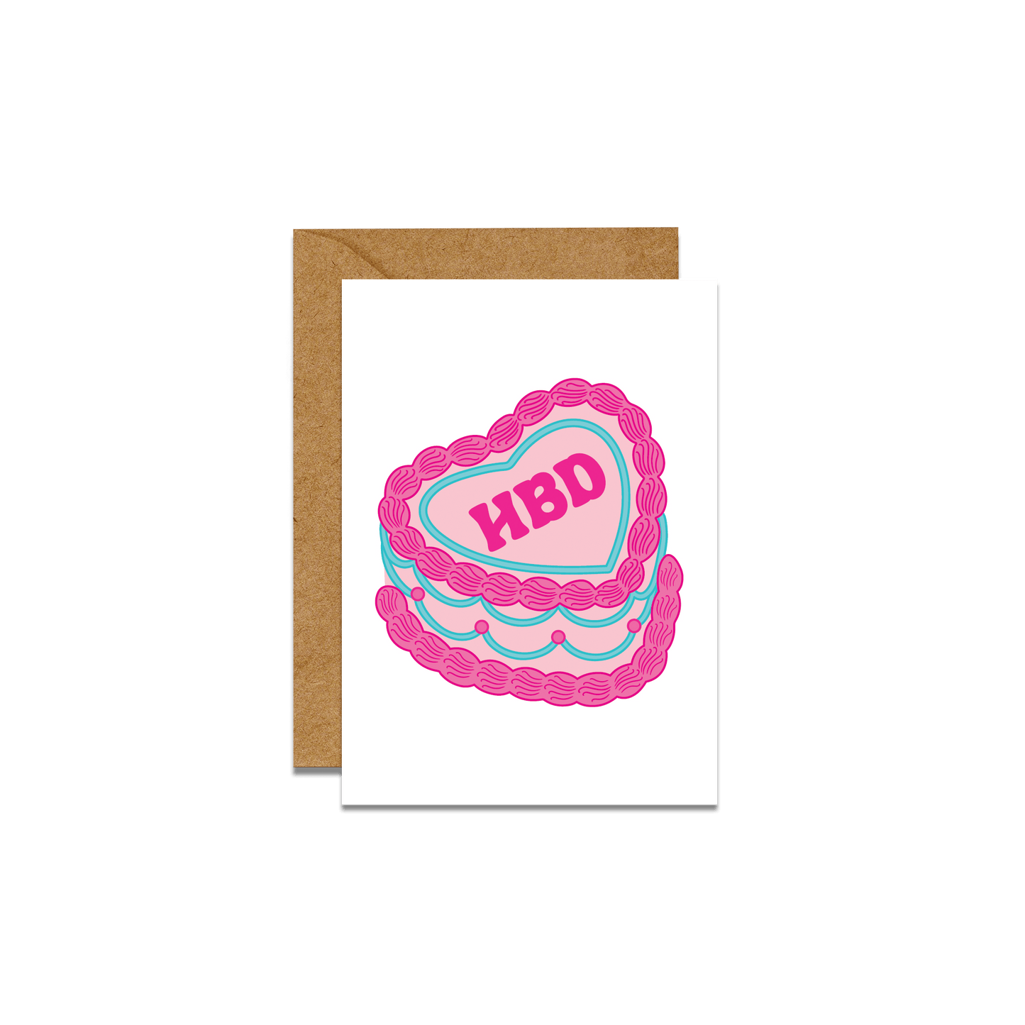 HBD Cake Mini Card