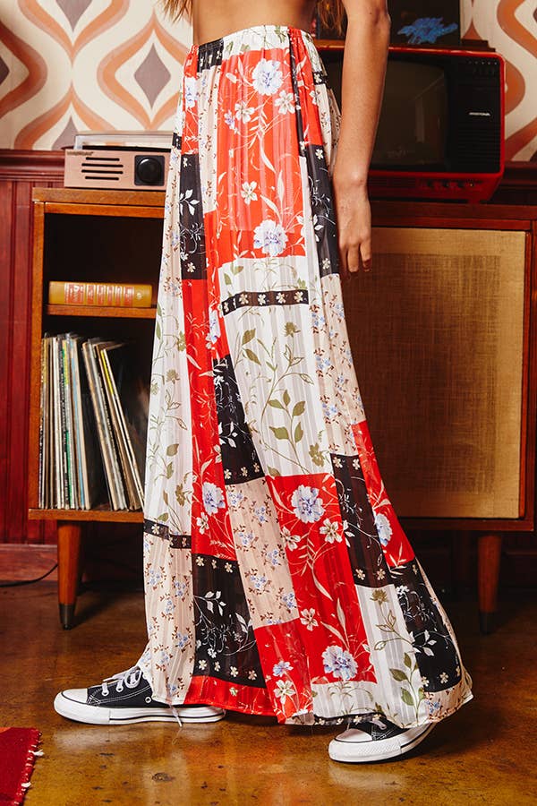 Scarlet Floral Pants