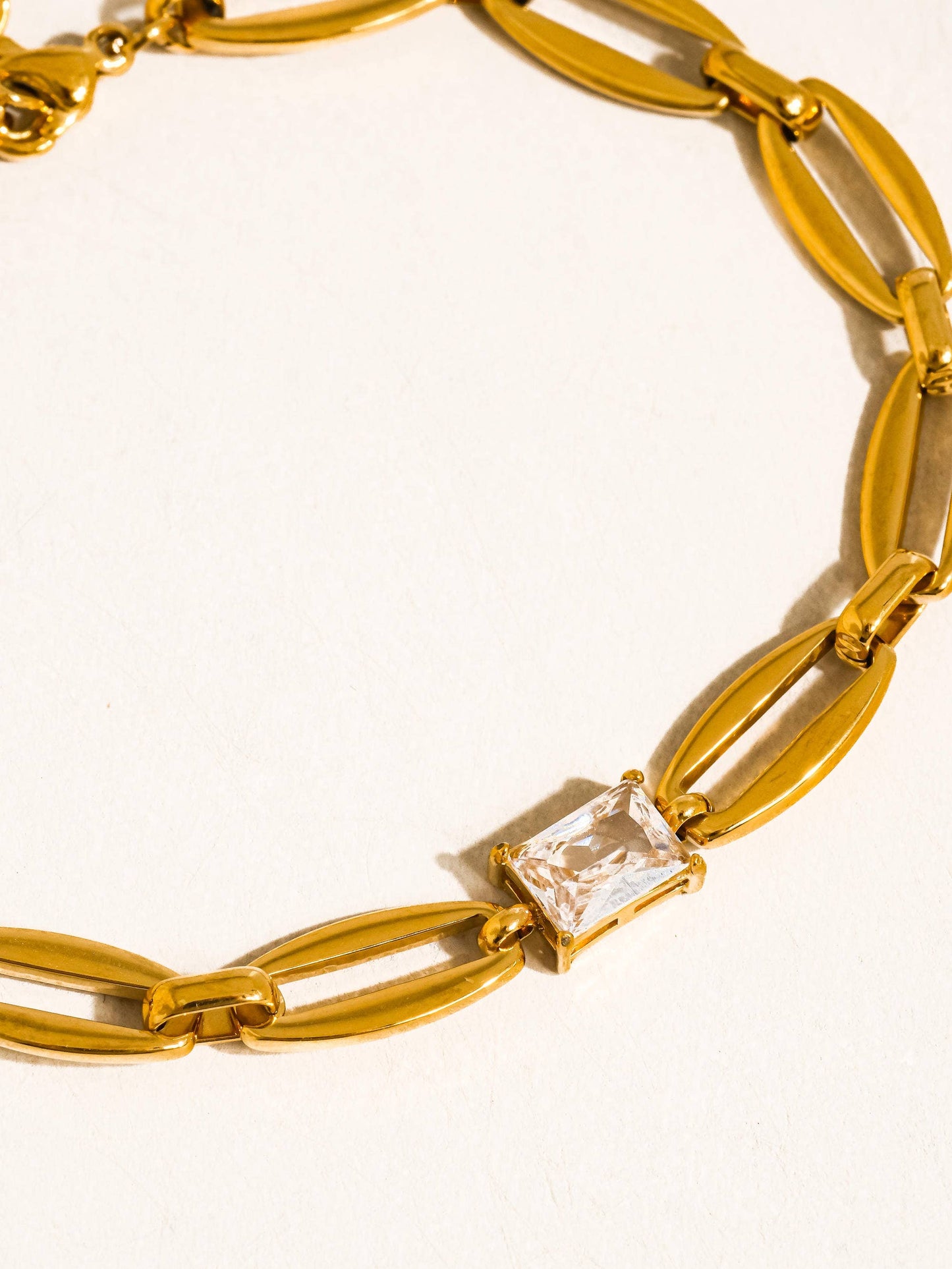 Chain Link Diamond Bracelet