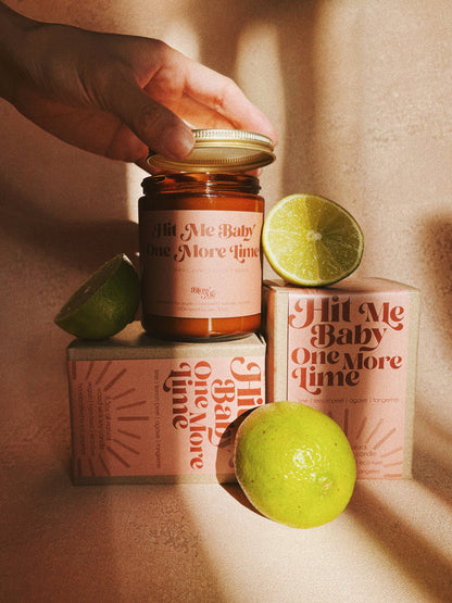Hit Me Baby One More Lime Candle