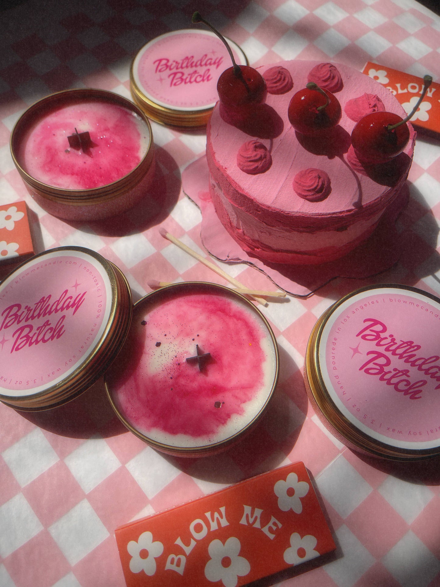 Birthday Bitch Mini Candle