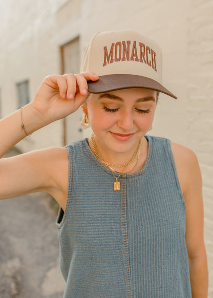 Brown Monarch Hat