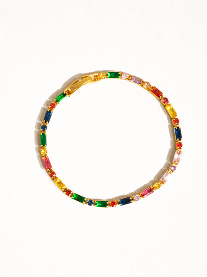 Multicolored Chain Bracelet