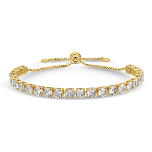 Gold Diamond Pulley Bracelet