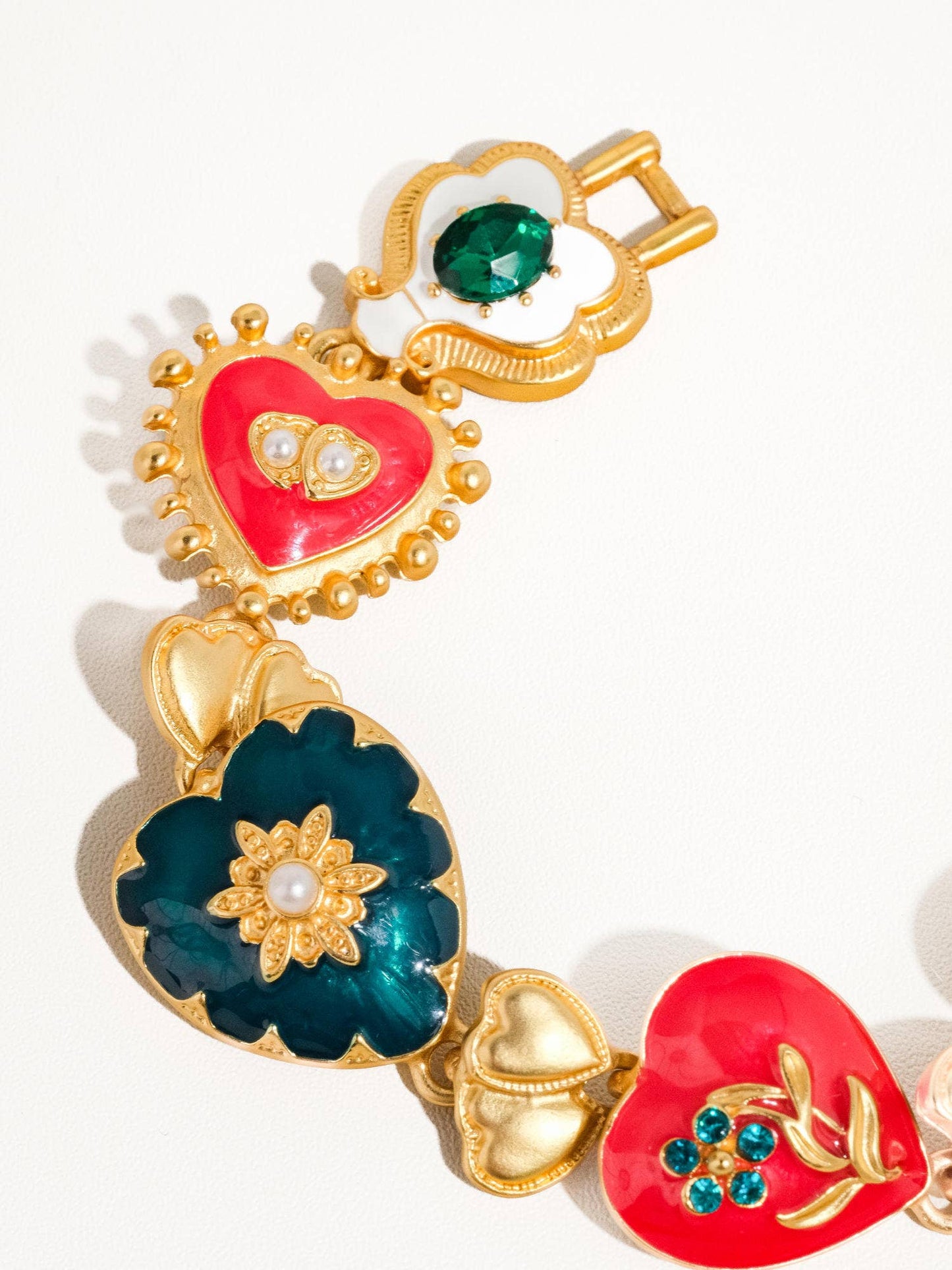 Baroque Heart Color Bracelet