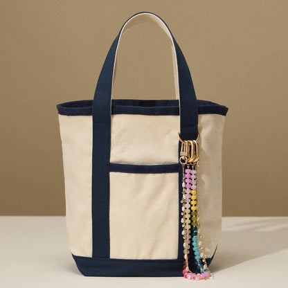 Colorful Beaded Bag Charm