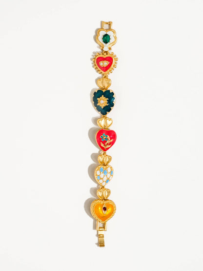 Baroque Heart Color Bracelet