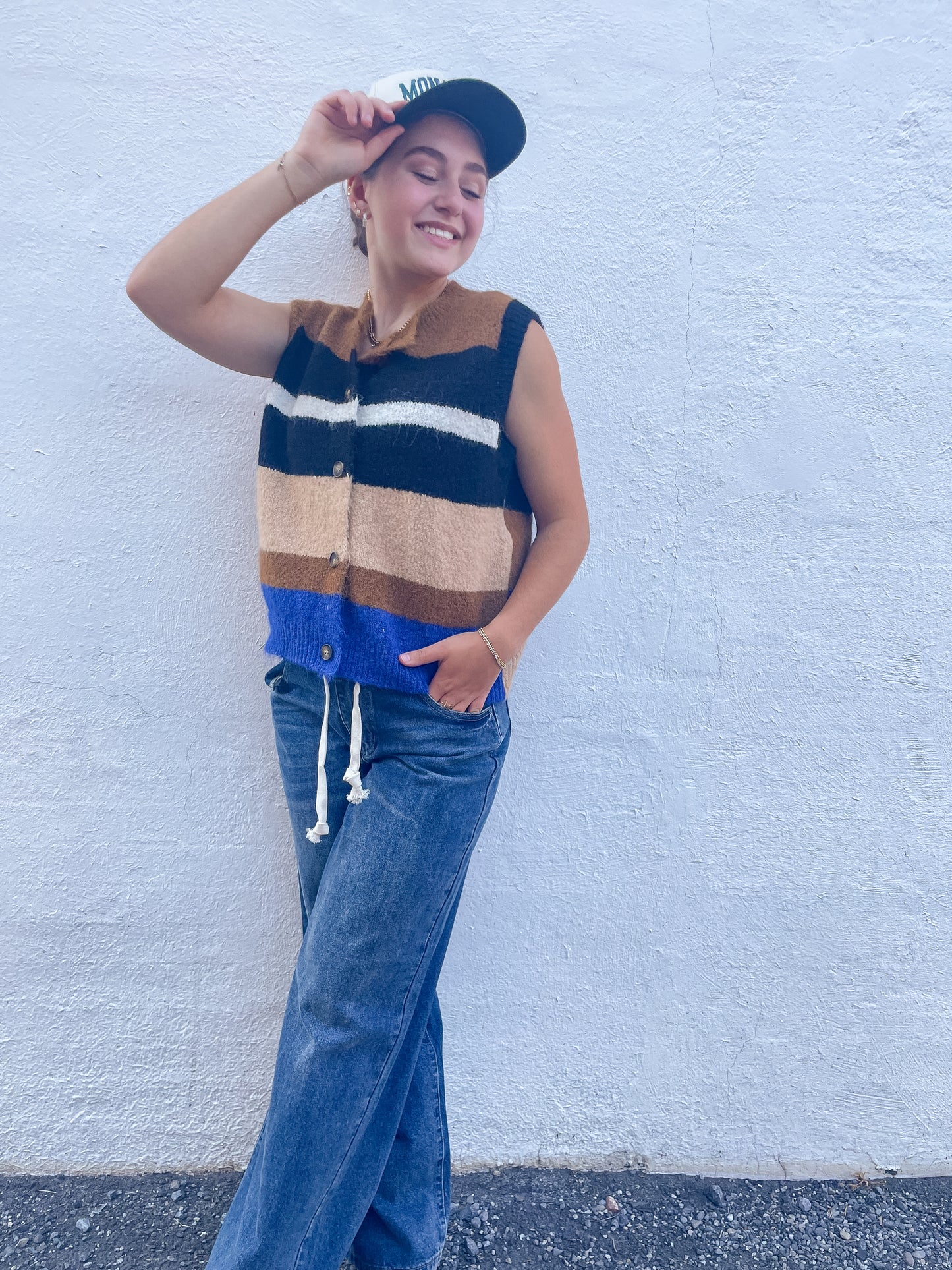 Striped Sweater Vest