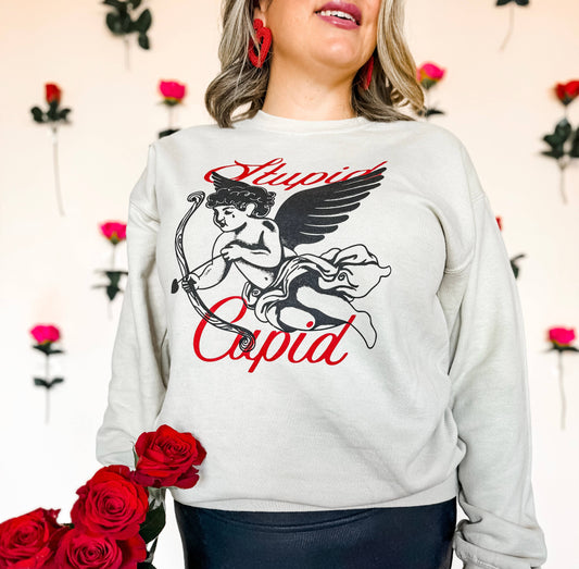Stupid Cupid Valentine’s Sweatshirt