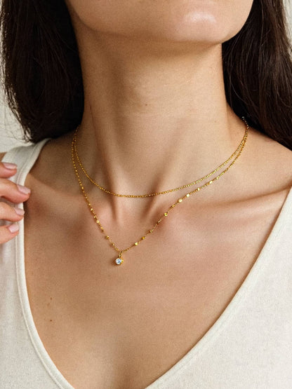 Layered Diamond Necklace