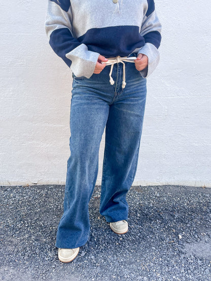 Drawstring Jeans