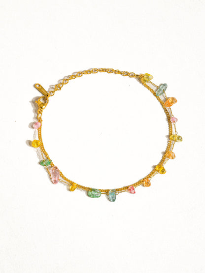 Blakelyn Stone Chain Bracelet | Multi-Colored