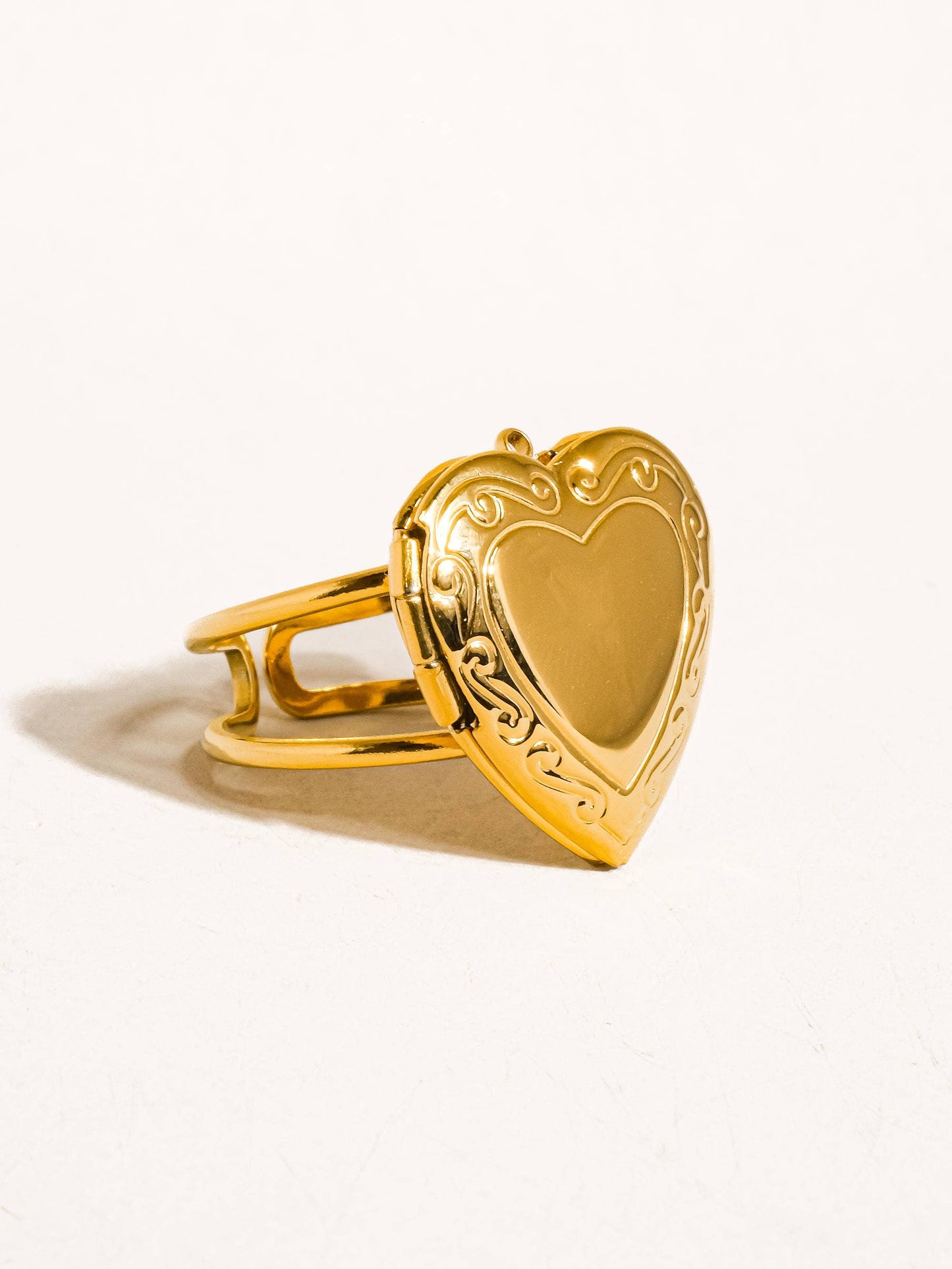 Heart Locket Ring