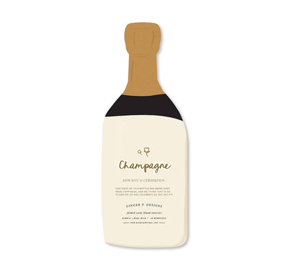 Happy Couple Champagne Card
