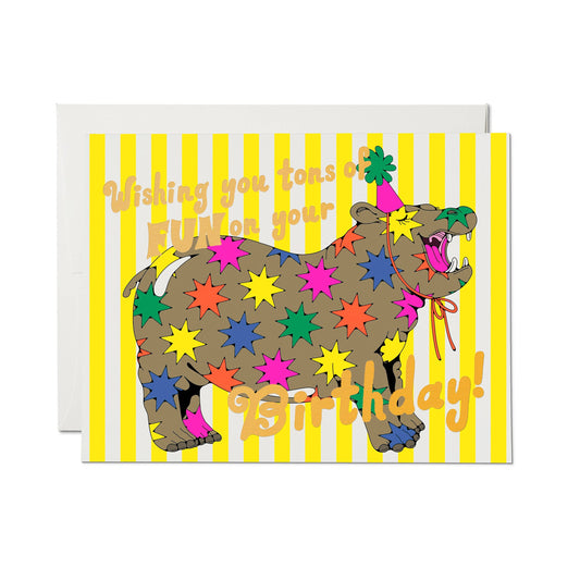 Hippos Birthday Card