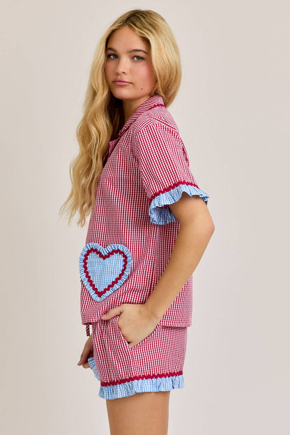 Striped Hearts Set