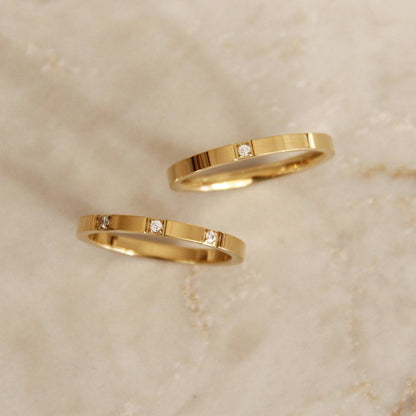 Triple Diamonds Ring